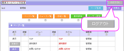 ���O�A�E�g���